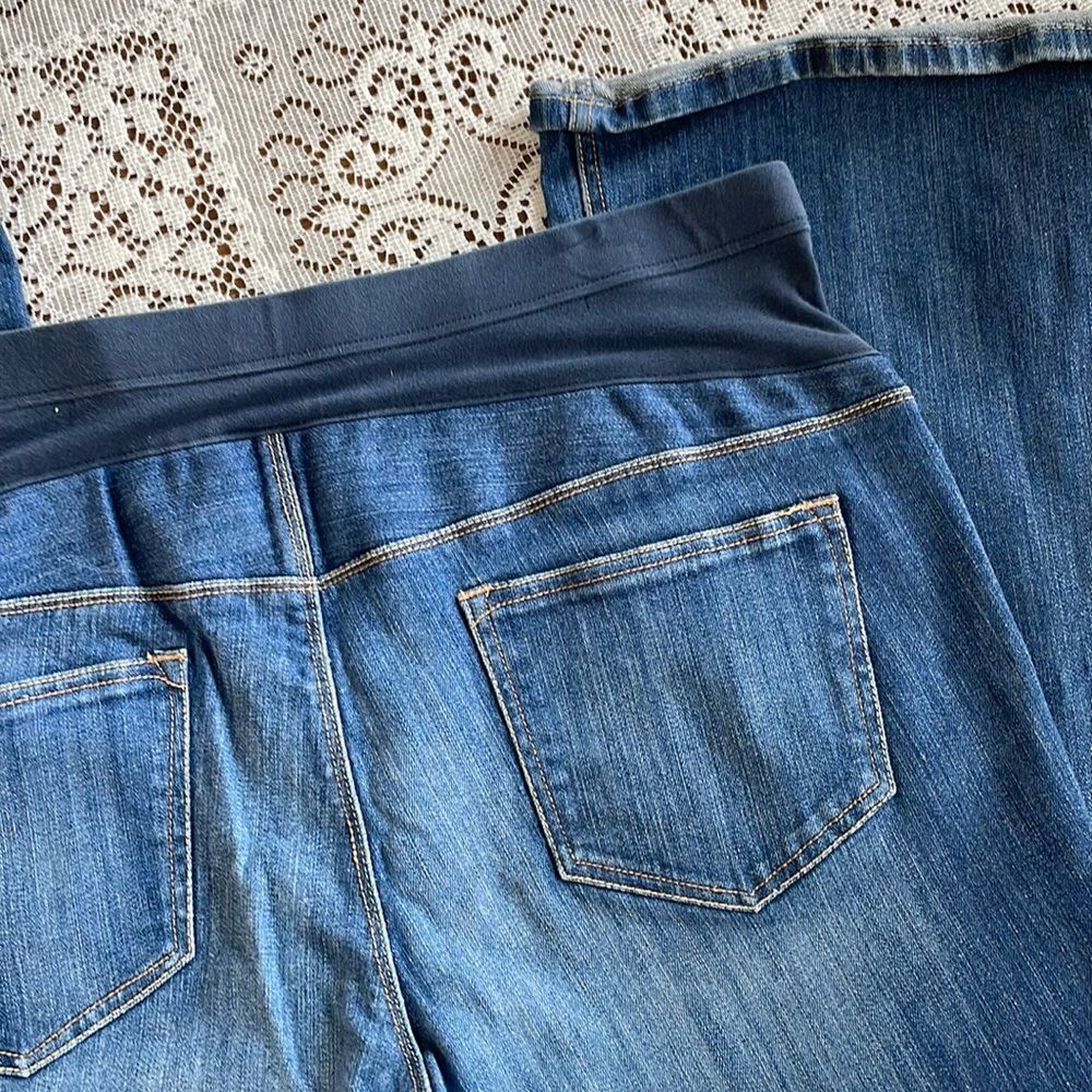 Maternity Full Panel Flare 12 Long Denim Jeans by Old Navy